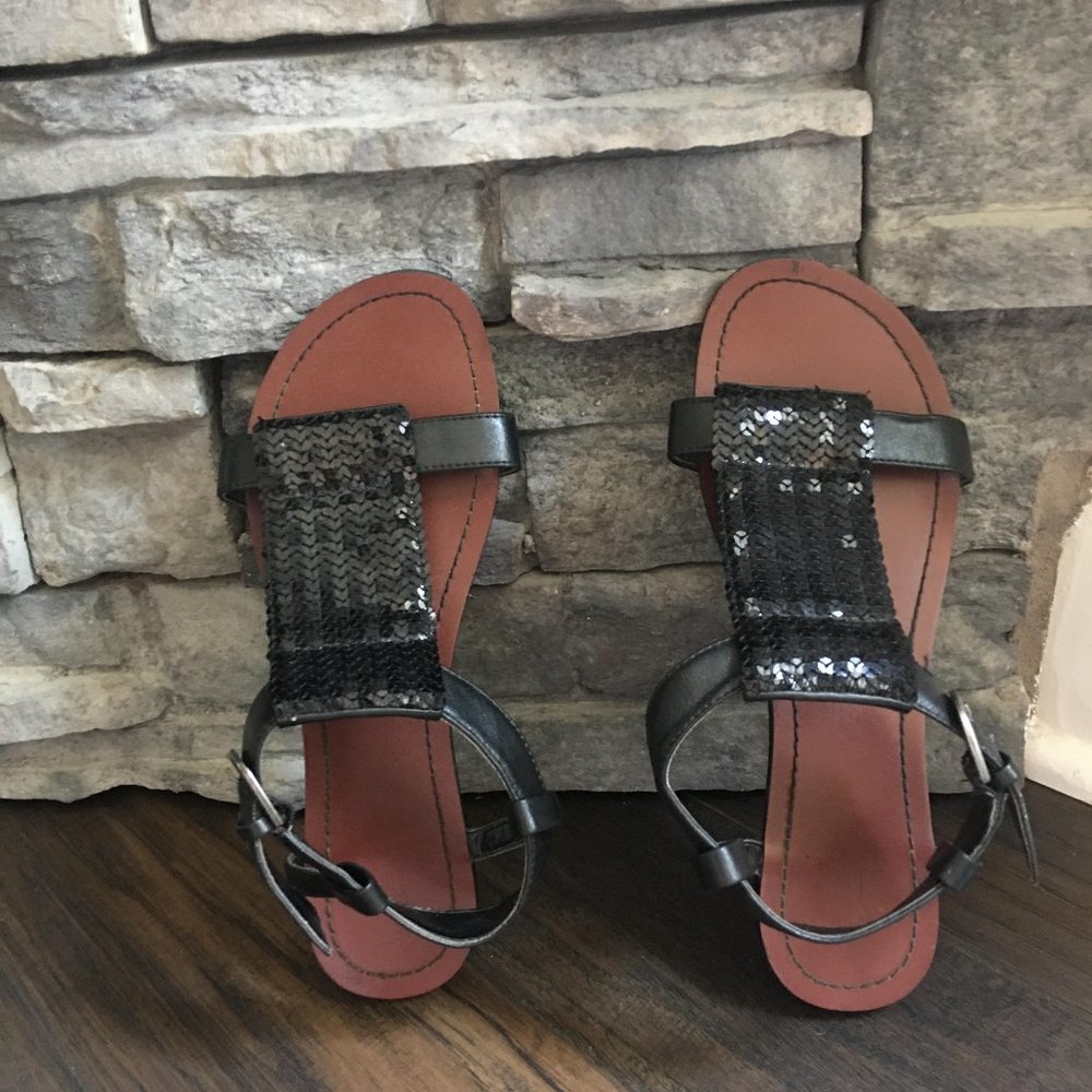 Sequin Sandals